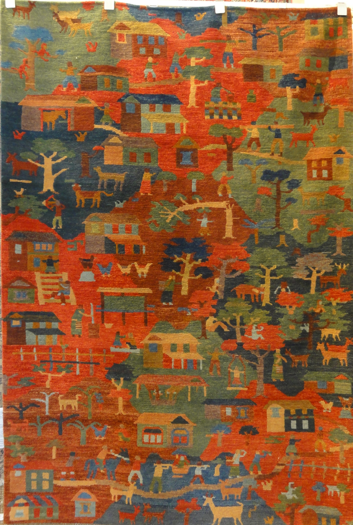 Tibetan Village Rug santa barbara design center rugs-1