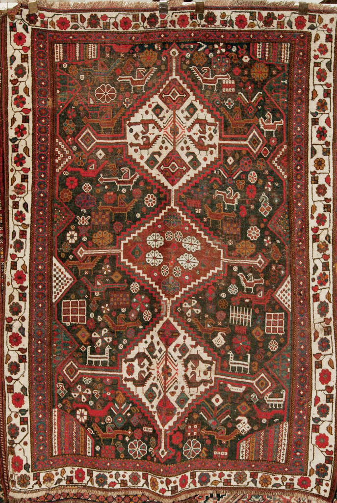Antique Qashqai Rug santa barbara design center rugs and more oriental carpet 5