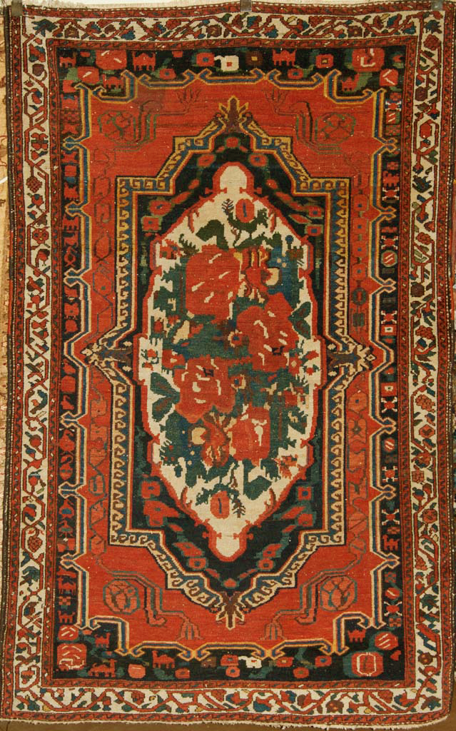 Antique Bakhtiari Flower Rug santa barbara design center rugs and more oriental carpet