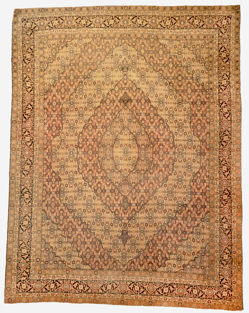 Antique Haj-Jalili Tabriz Rug santa barbara design center rugs and more oriental carpet