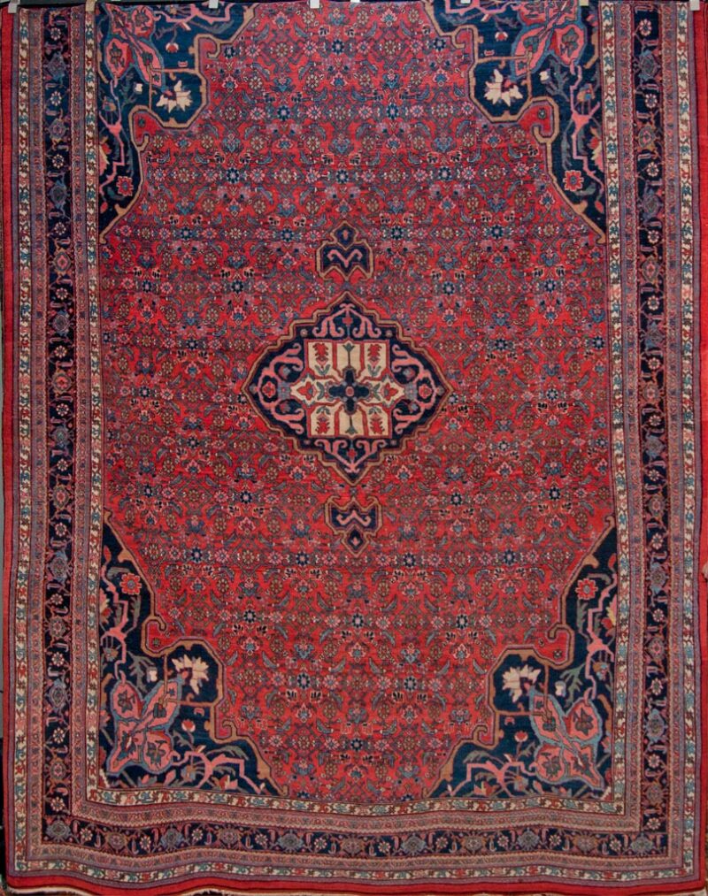 Antique Bijar Persian Rug