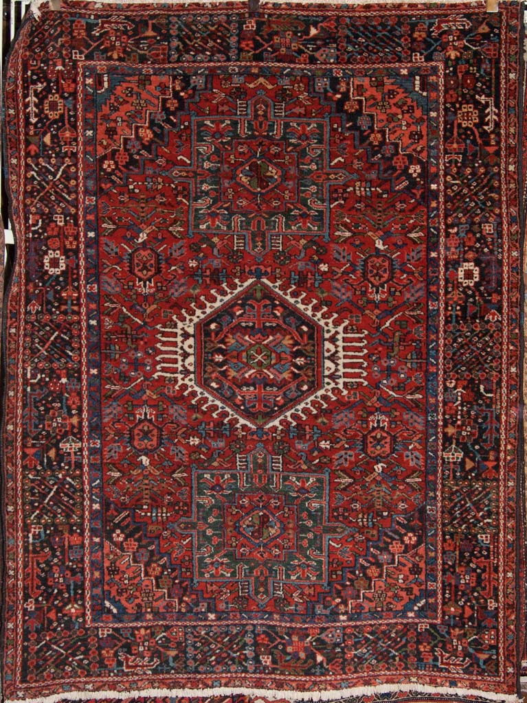 Antique Gharajeh Persian Rug