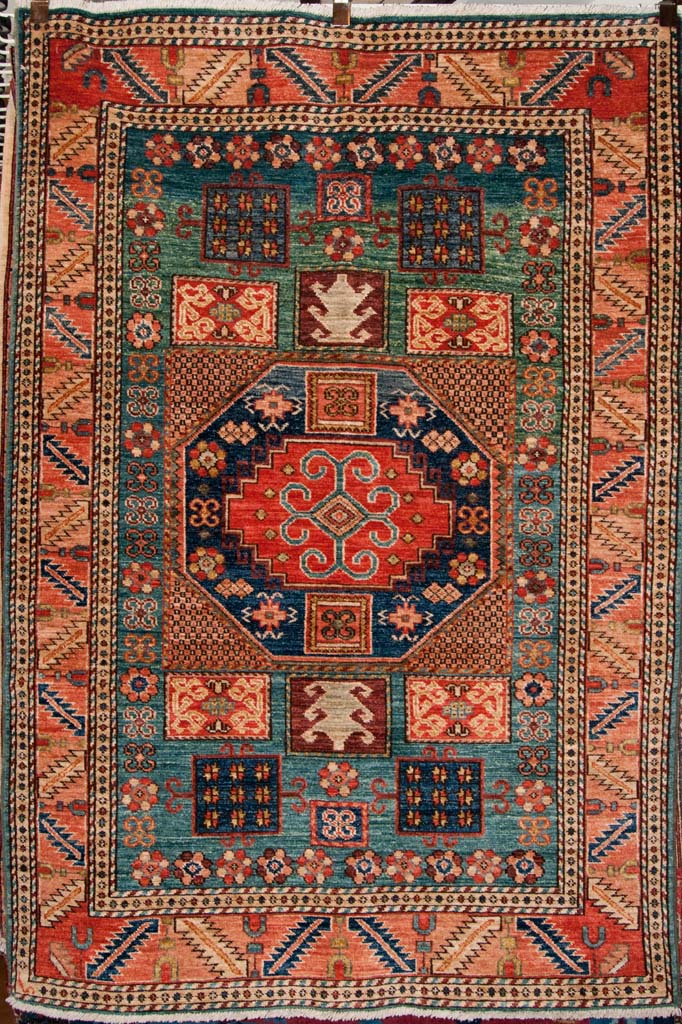 Finest Karachof Kazak Caucasian Rug