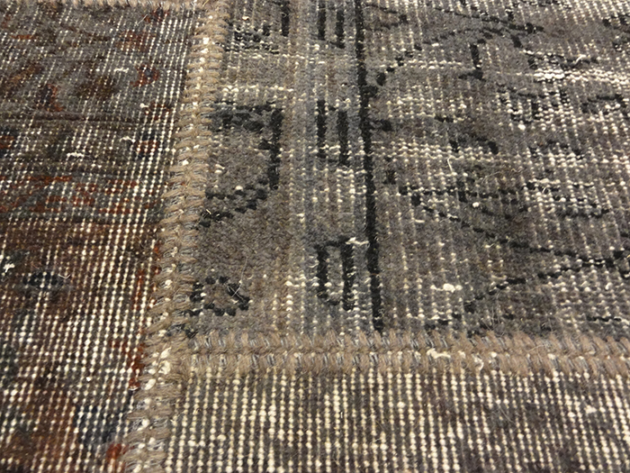 Dark grey Patchwork Rugs & More Oriental carpets 27622