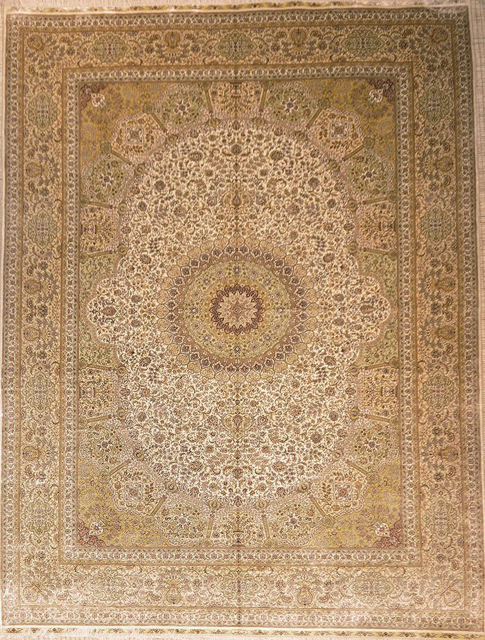 Finest Silk Hereke rugs and more oriental carpet 28457-