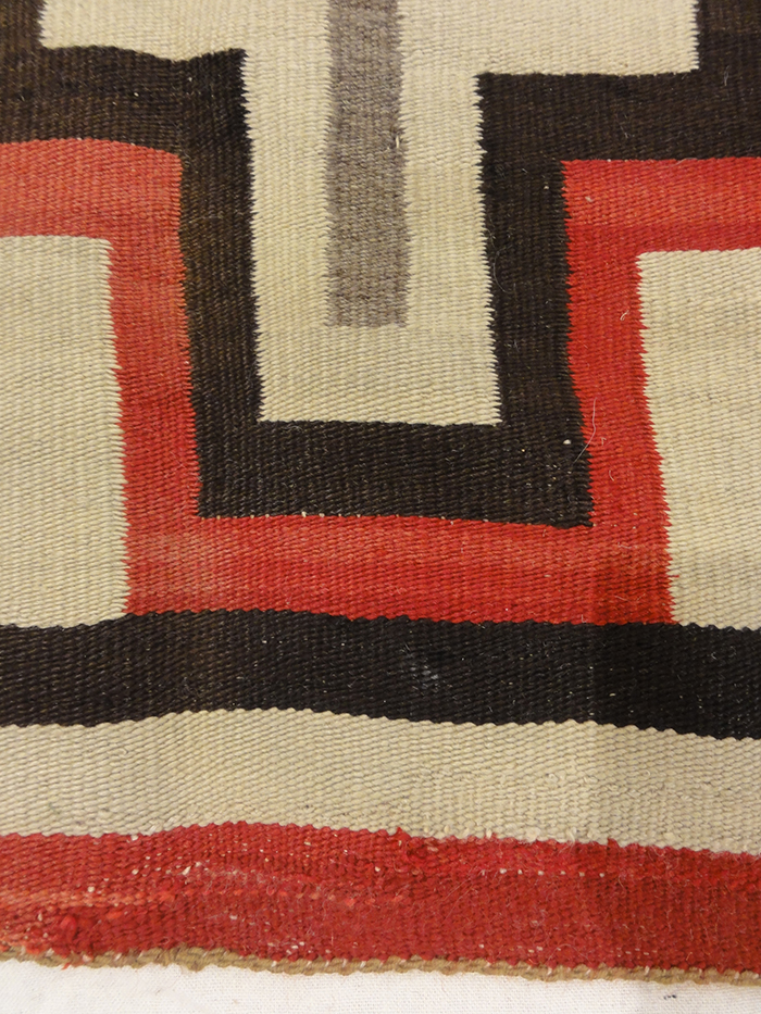 Rare Antique Native American Kilim, Vintage Native American Wool Rugs