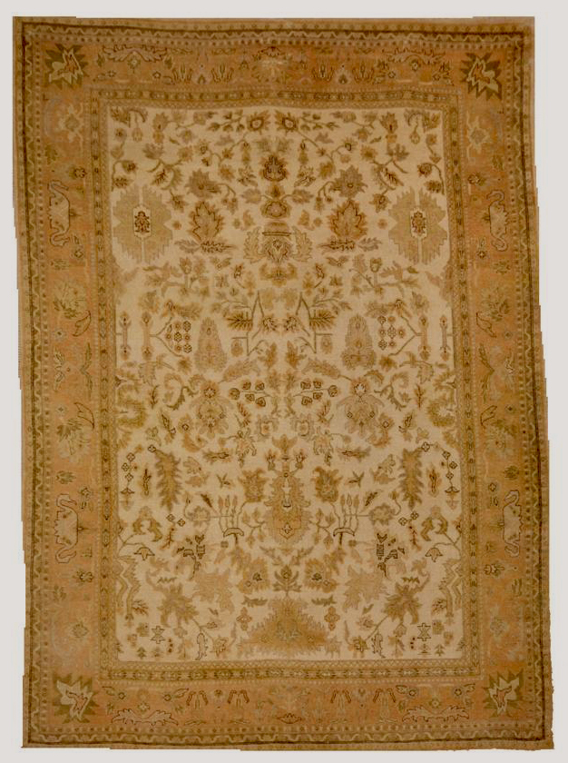 Indo Oushak rugs and more oriental carpet 28619-