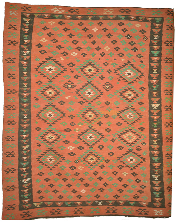 Antique European Kelim rugs and more oriental carpet 28727-