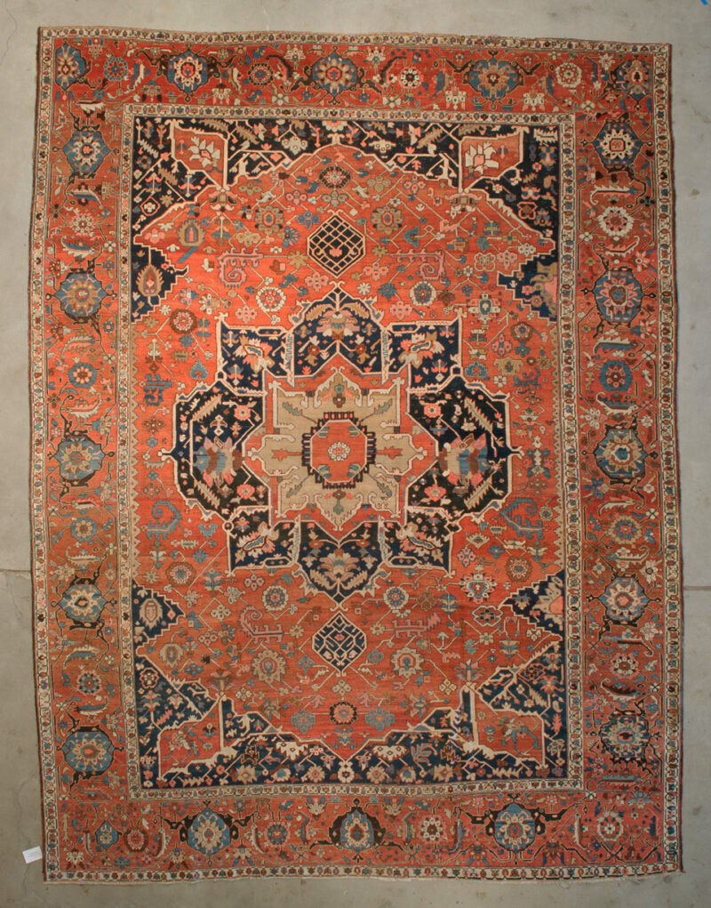 Antique Serapi Rug of Majestic Proportions and Design rugs and more oriental carpet 43734-