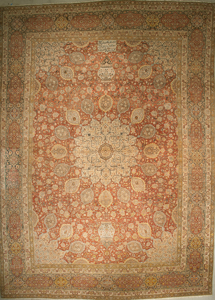 Antique Haji-Jalili Tabriz Rug rugs and more oriental carpet 43705-