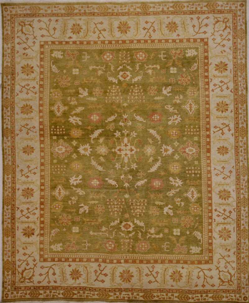 Antiqued Oushak rugs and more oriental carpet 29246-1
