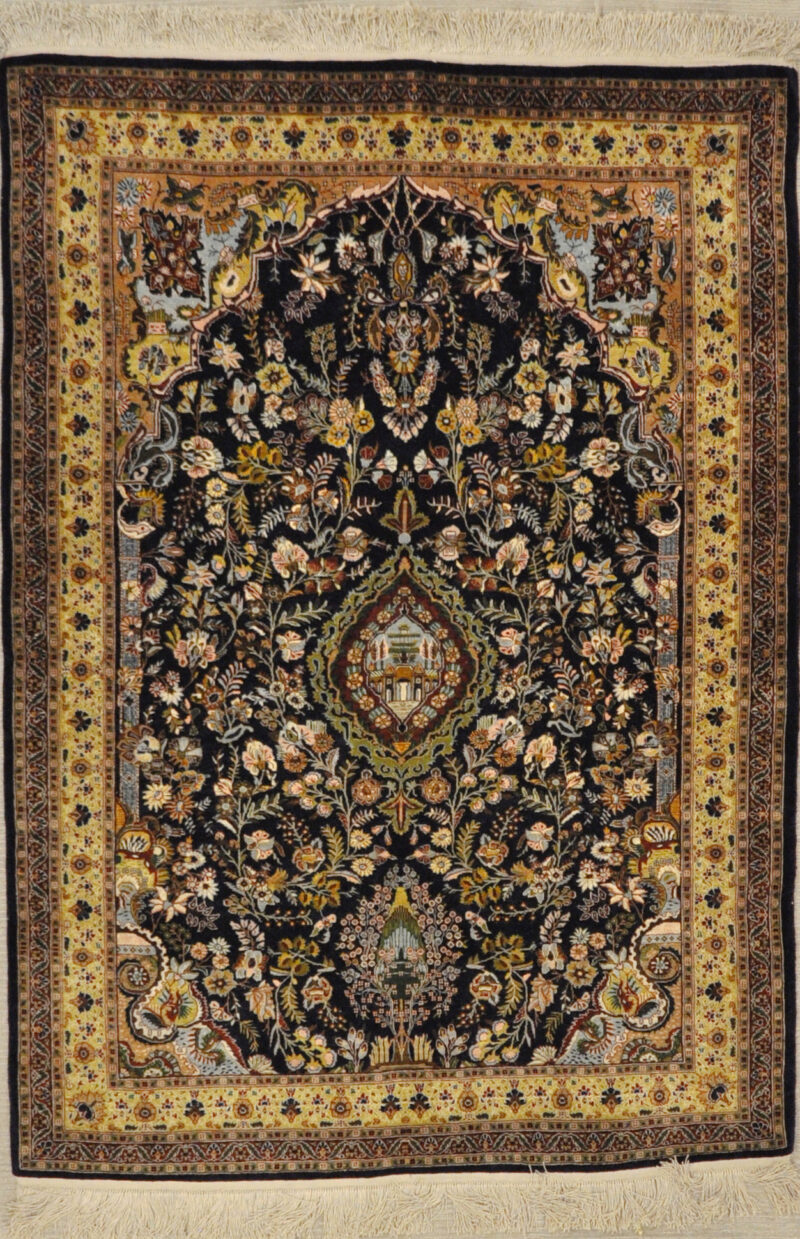 Turkish Silk Hereke rug santa barbara design center rugs and more oriental carpet