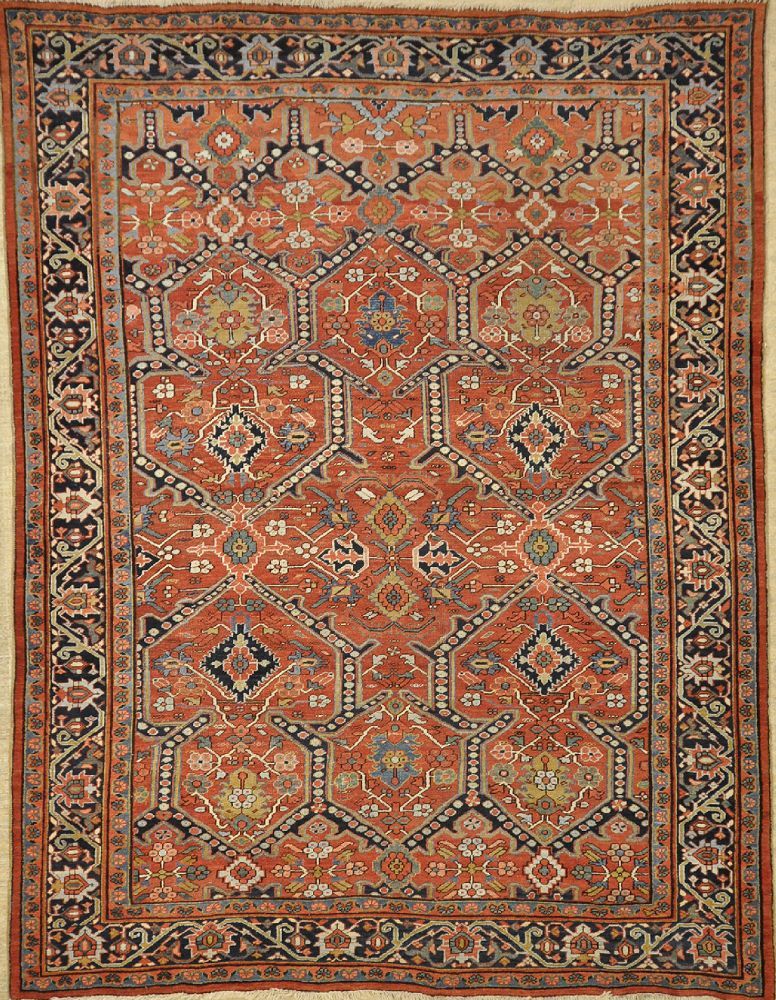 Rare Antique Dragon Heriz santa barbara design center rugs and more oriental carpet 1