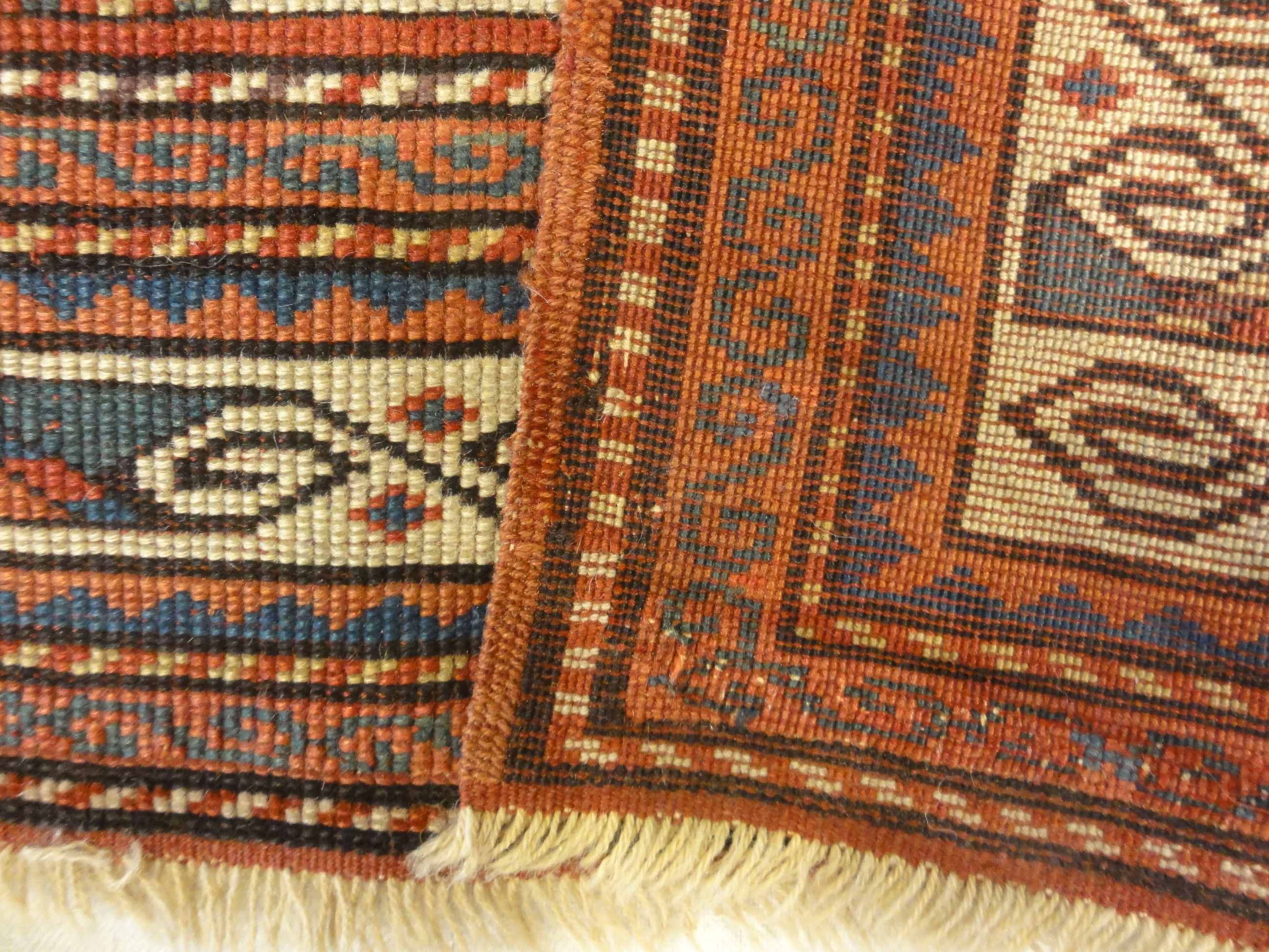 Finest Rare Museum Quality Caucasian Kazak Rug From the Early 19th Century. Genuine Woven Carpet Art. Santa Barbara Design Center Rugs and More.