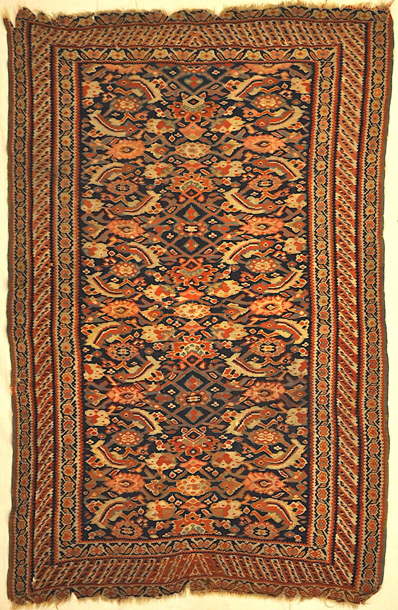 Antique Persian Bijar Rug Woven 19th Century Genuine Authentic Woven Carpet Art Santa Barbara Design Center Rugs and More