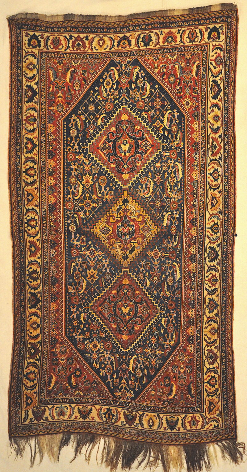 Antique Persian Qashqai Rug in Perfect Condition Genuine Authentic Woven Carpet Art Santa Barbara Design Center Rugs and More