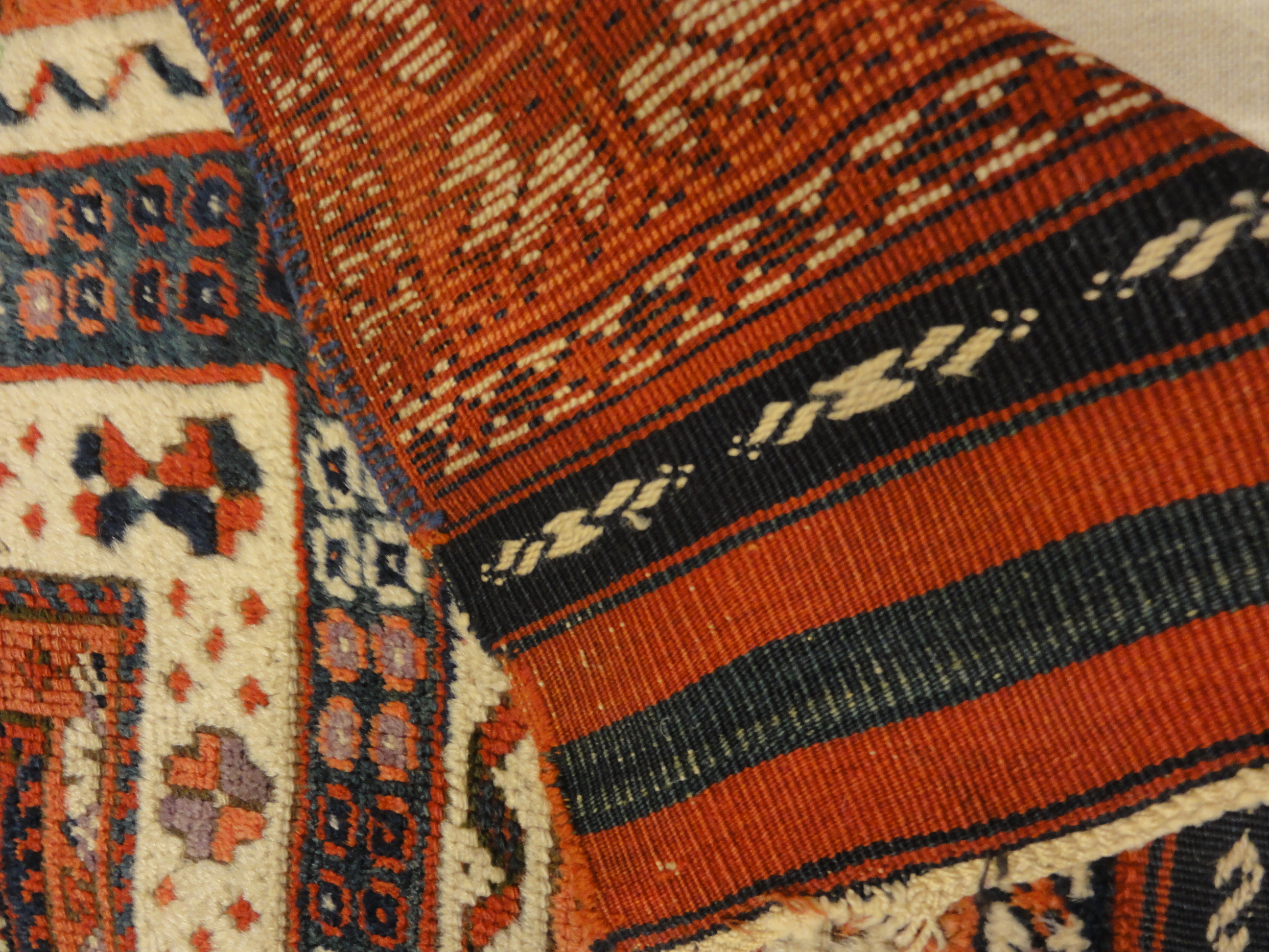 Antique Turkish Bergama Rug Woven Circa 1880 Genuine Authentic Woven Carpet Art Santa Barbara Design Center and Rugs and More