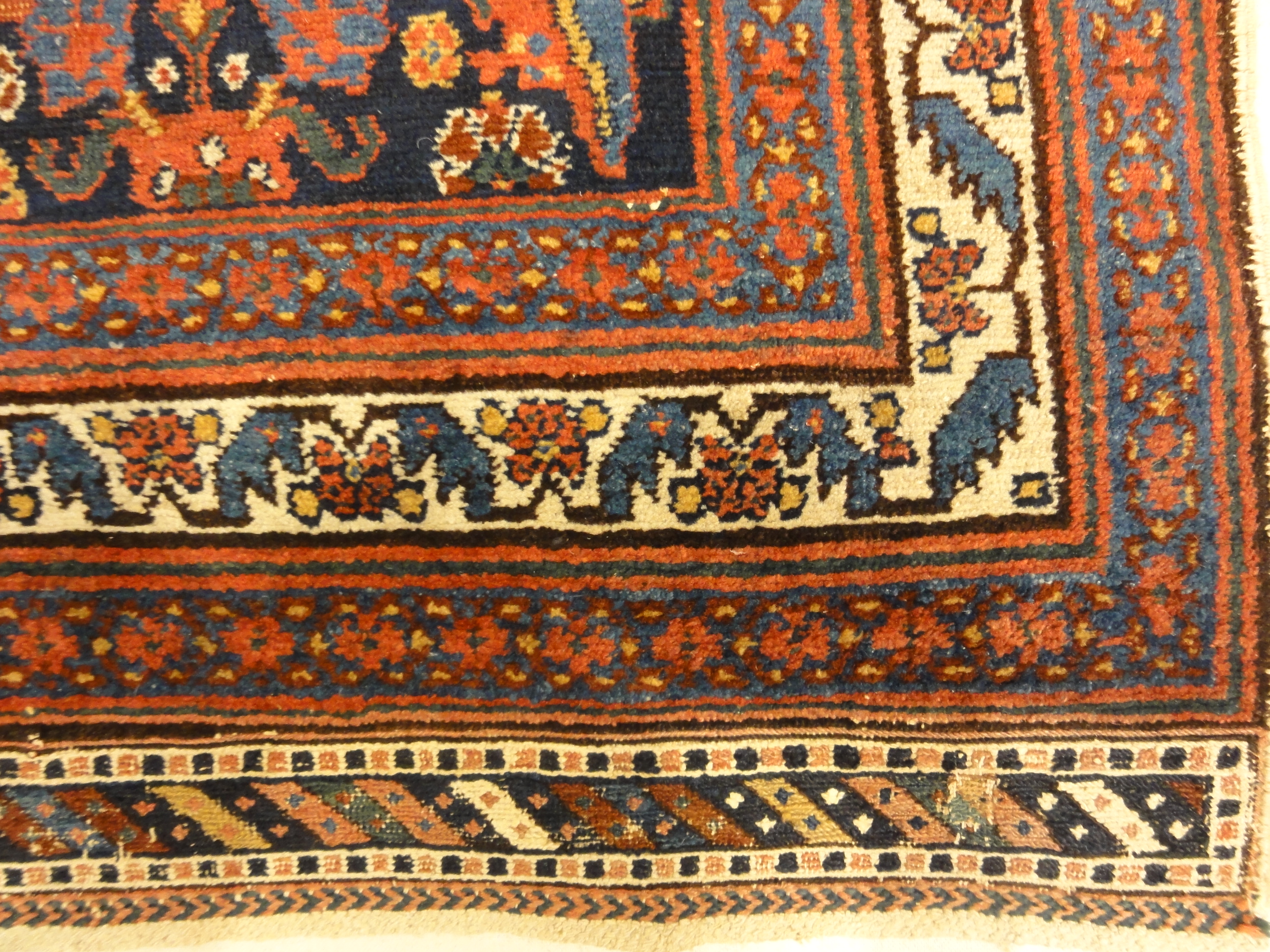 Antique Persian Afshar Herati Rug Genuine Authentic Intricate Woven Carpet Art Santa Barbara Design Center and Rugs and More