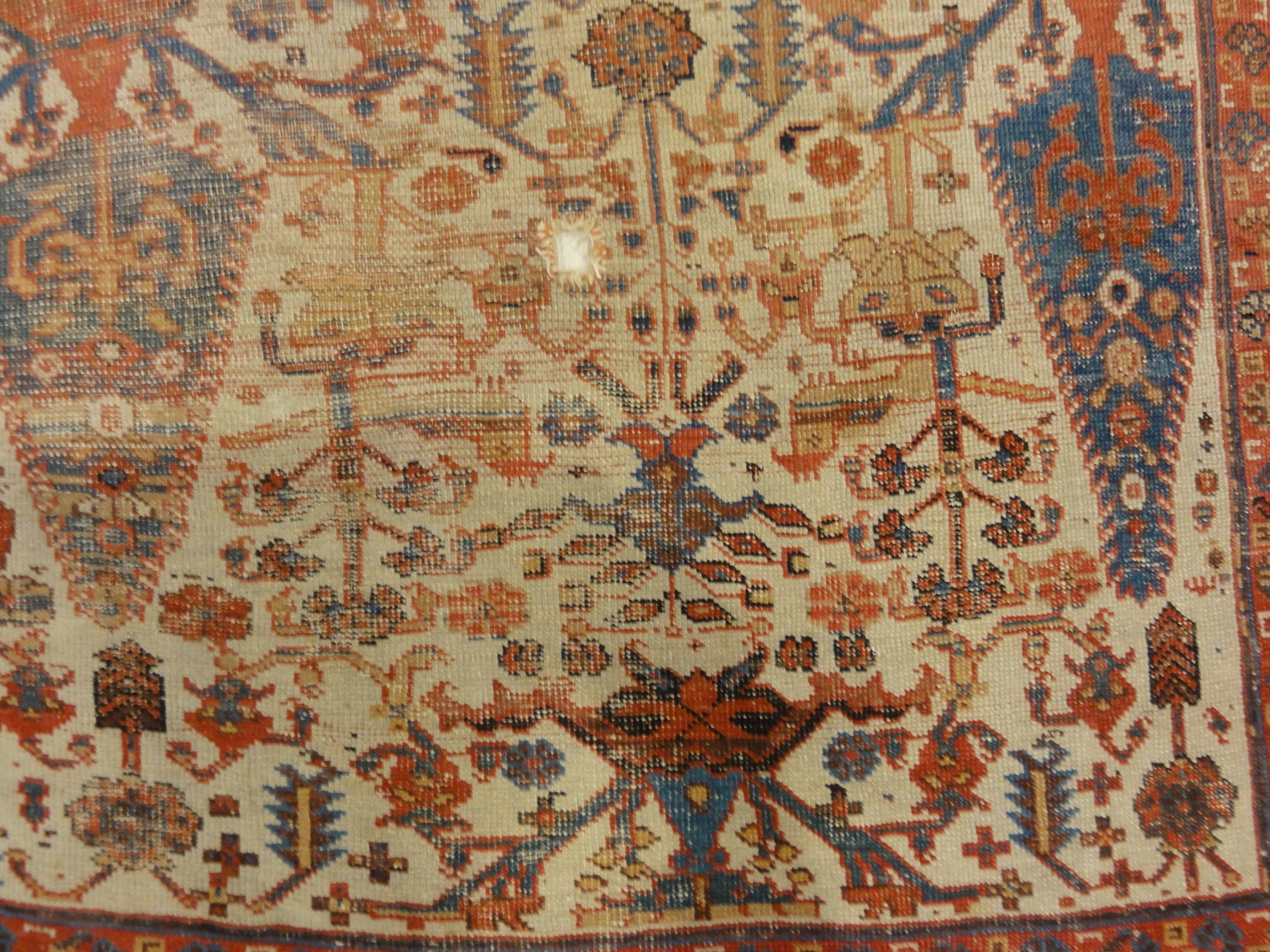 Rare Persian Proto Afshar Rug Circa 1850s Genuine Authentic Intricate Woven Carpet Art Santa Barbara Design Center Rugs and More