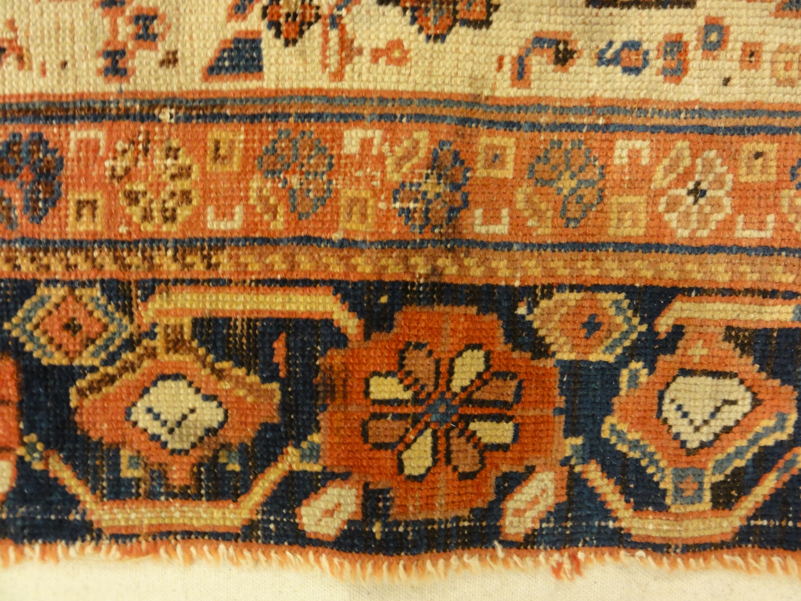 Rare Persian Proto Afshar Rug Circa 1850s Genuine Authentic Intricate Woven Carpet Art Santa Barbara Design Center Rugs and More
