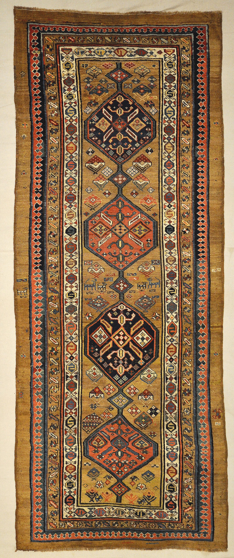 Antique Tribal Persian Camelhair Sarab Genuine Woven Carpet Art Authentic Intricate Santa Barbara Design Center Rugs and More