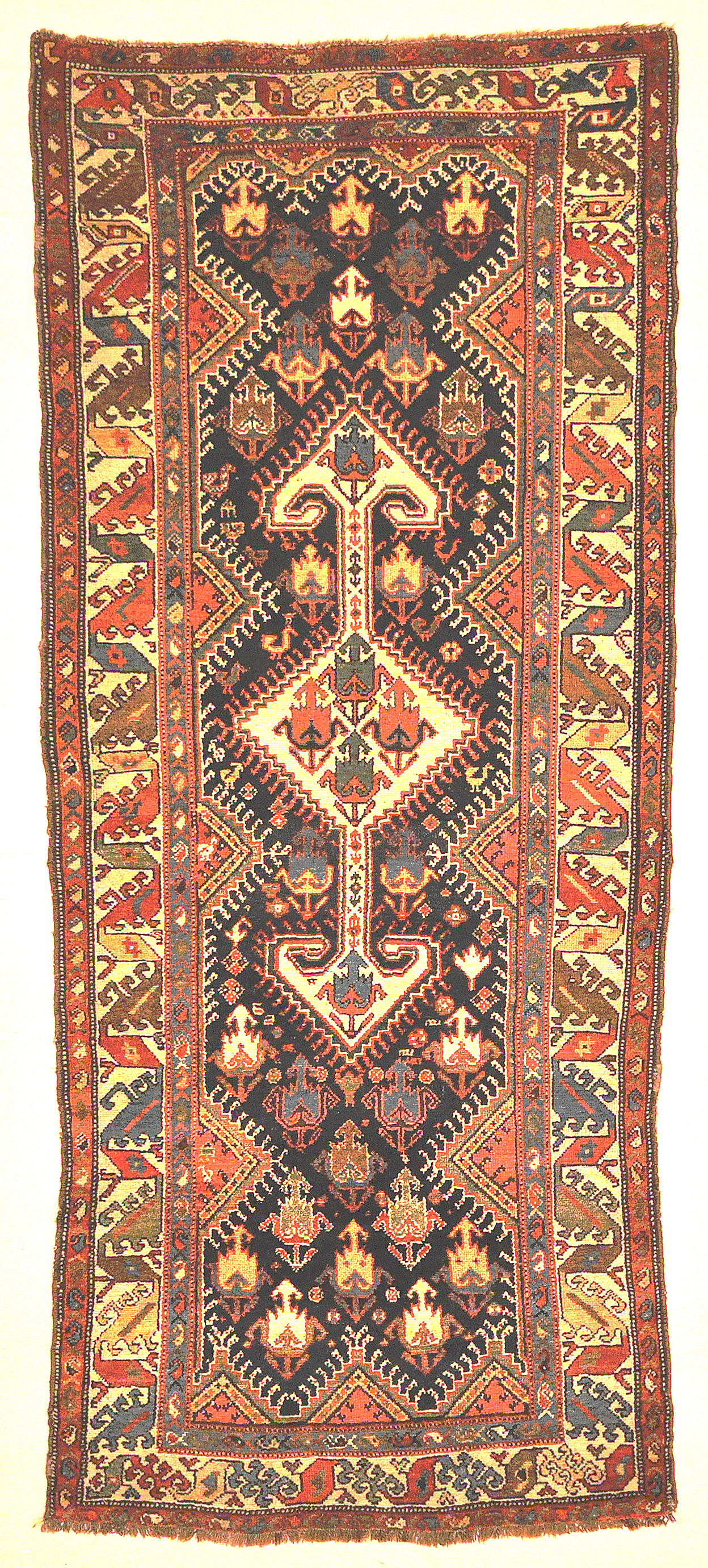 Antique Persian Lori Rug Runner Circa 1870 Genuine Authentic Intricate Woven Carpet Art Santa Barbara Design Center Rugs and More