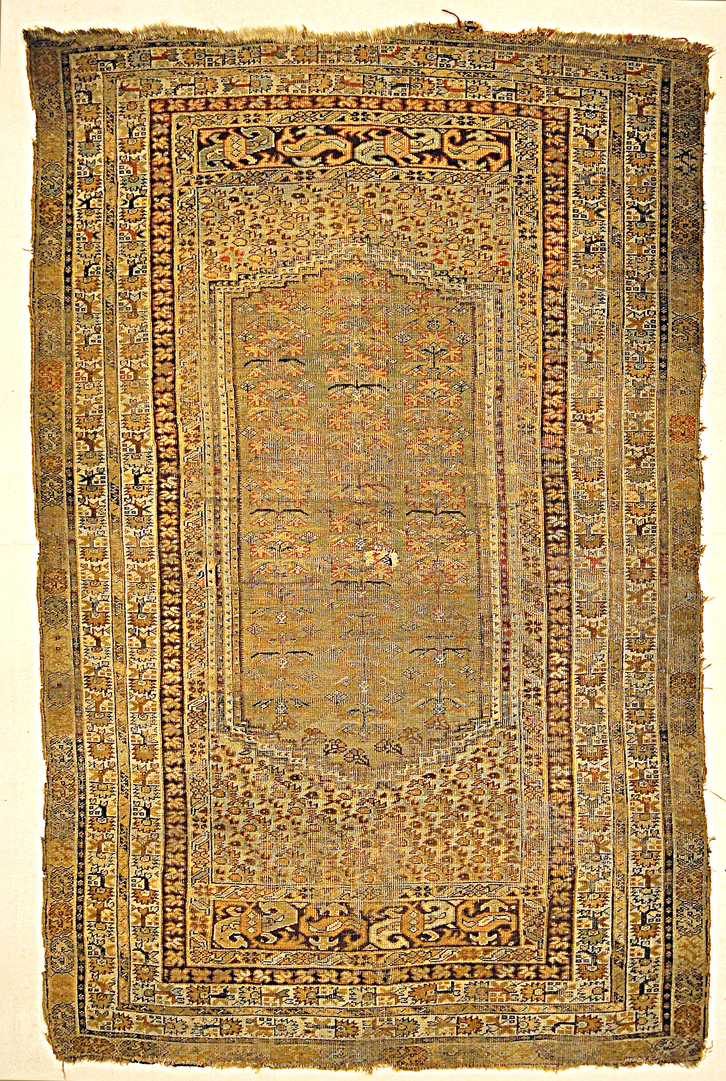 Circa 1700 Antique Kircehir Classic Turkish Rug Genuine Authentic Woven Carpet Art Santa Barbara Design Center Rugs and More
