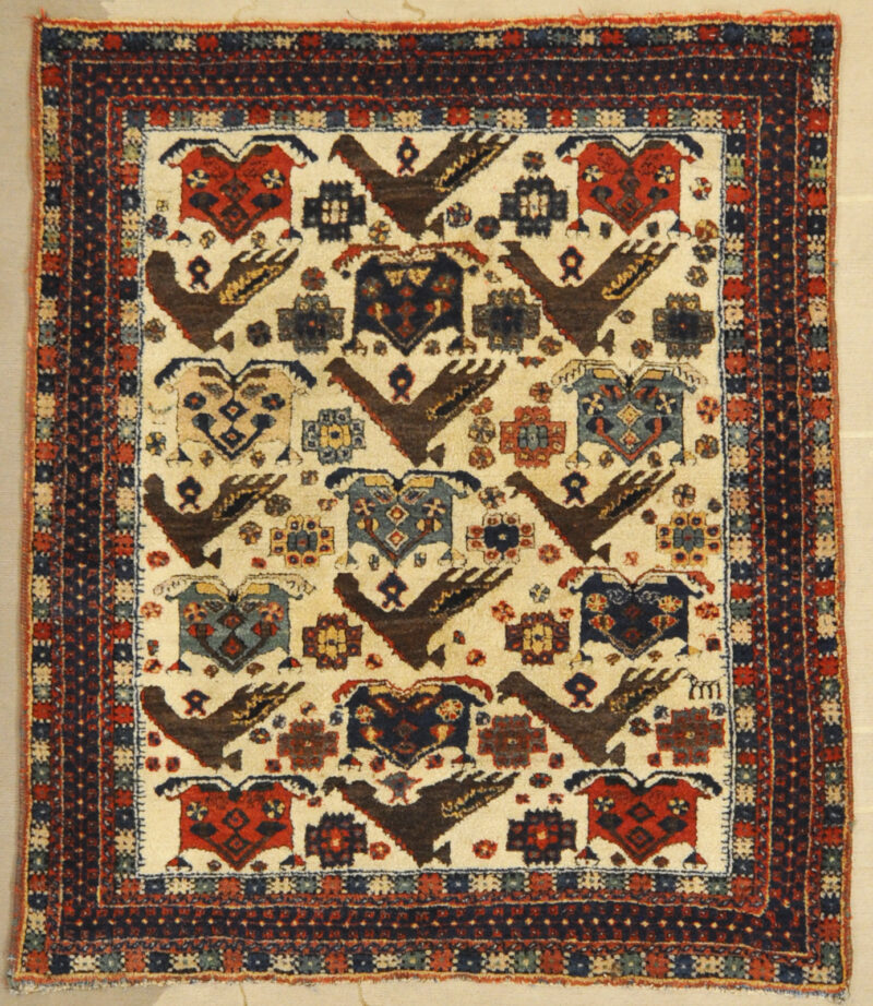 Antique afshar rug santa barbara design center