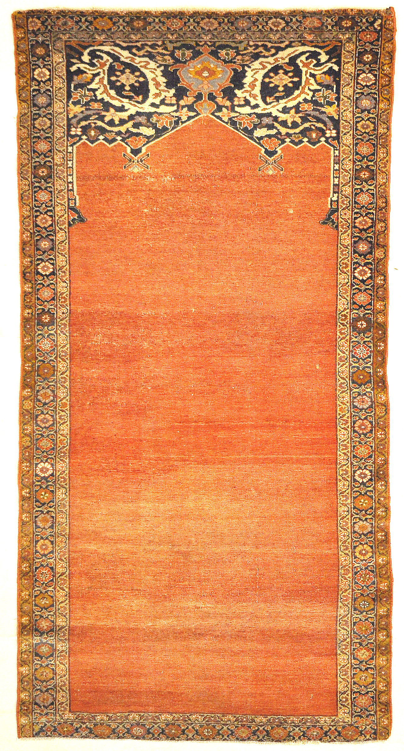 Antique Ziegler Sultanabad Rare Meditation Piece Genuine Authentic Woven Carpet Art Santa Barbara Design Center Rugs and More