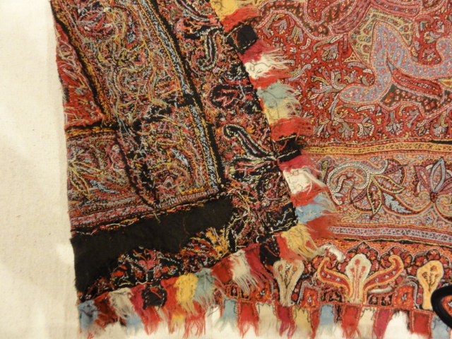 Rasht Embroidery Circa 1850 - 5'8" x 5'9" - The finest hand-knotted and natural dyed fibers. - Visit us at Rugs & More in the Santa Barbara Design Center