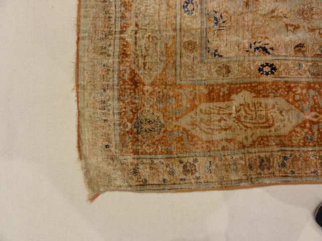 Rare 1800s Classical Silk Tabriz from Northwest Persia 30033