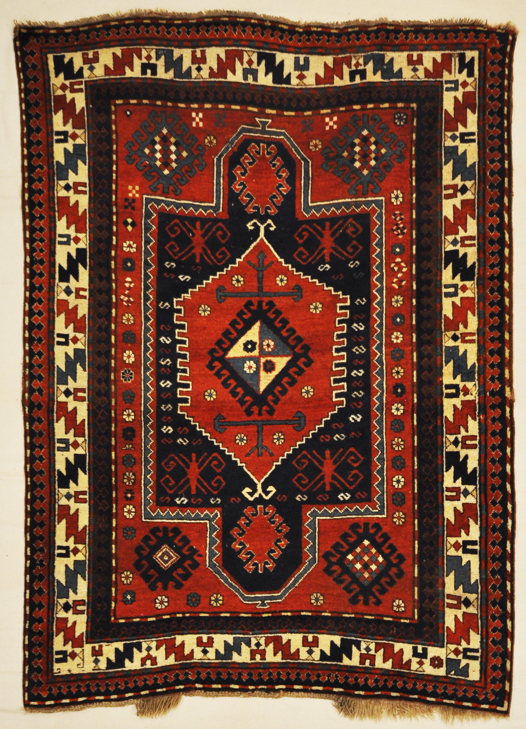 antique caucasian kazak 30076