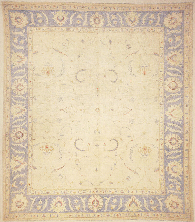 Finest Ziegler Oushak 30288. A piece of genuine authentic woven carpet art sold by the Santa Barbara Design Center, Rugs and More.