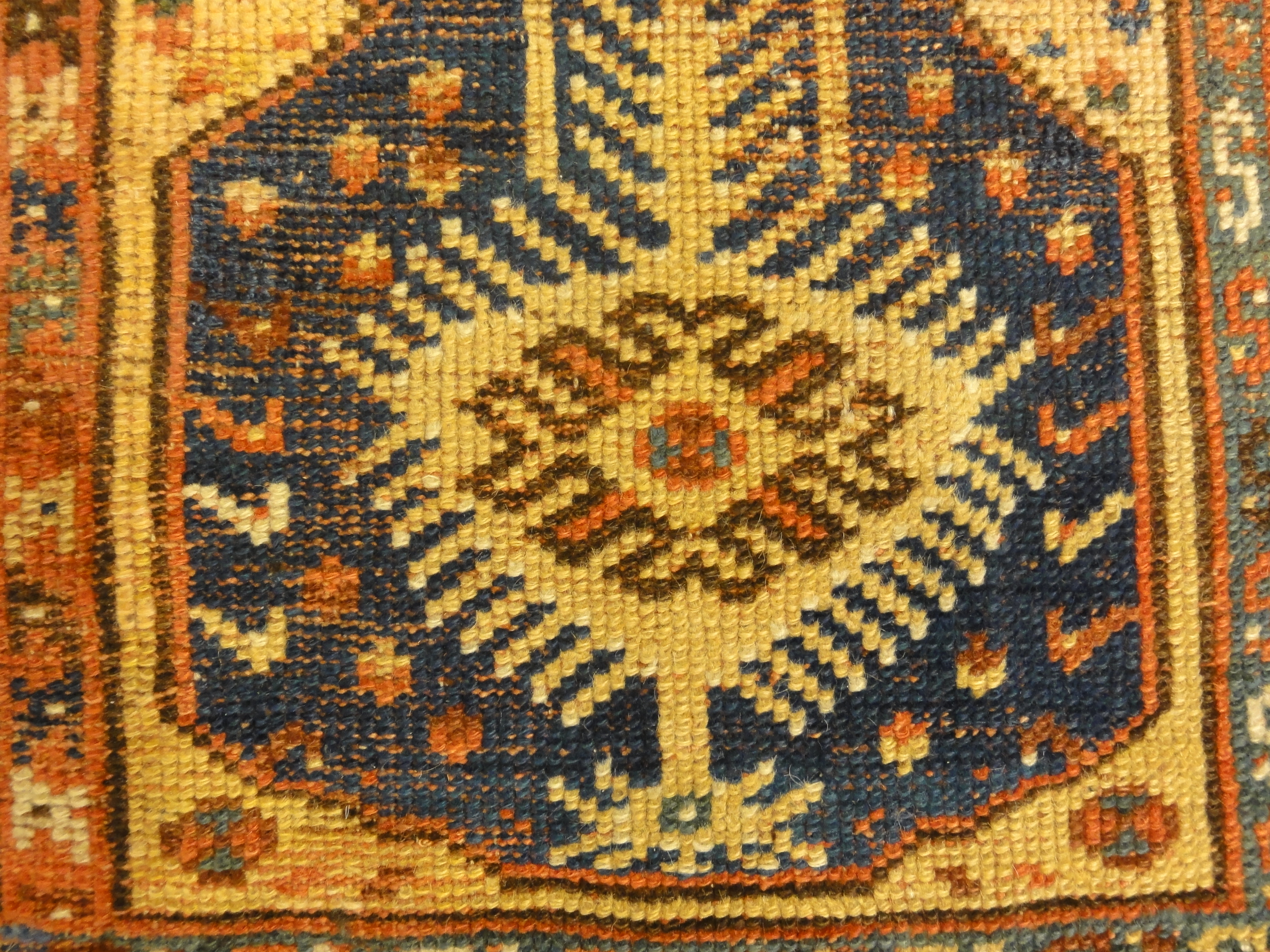 Rare Antique Turkish Tribal Makri Rug. A piece of genuine, woven carpet art sold by Santa Barbara Design Center, Rugs and More.