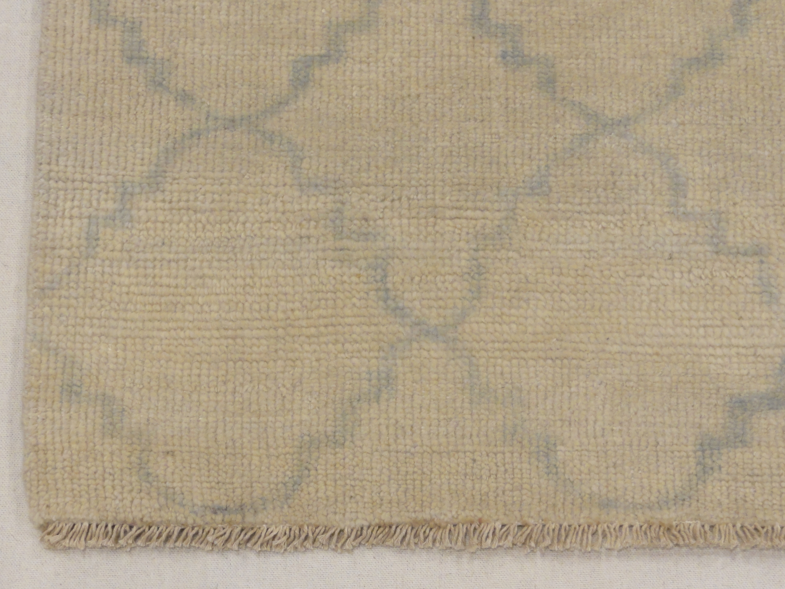 Fine Modern Blue and Beige Trellises Rug. A piece of woven authentic carpet art sold by Santa Barbara Design Center, Rugs and More. Fine Modern Blue and Beige Trellises Rug. A piece of woven authentic carpet art sold by Santa Barbara Design Center, Rugs and More.