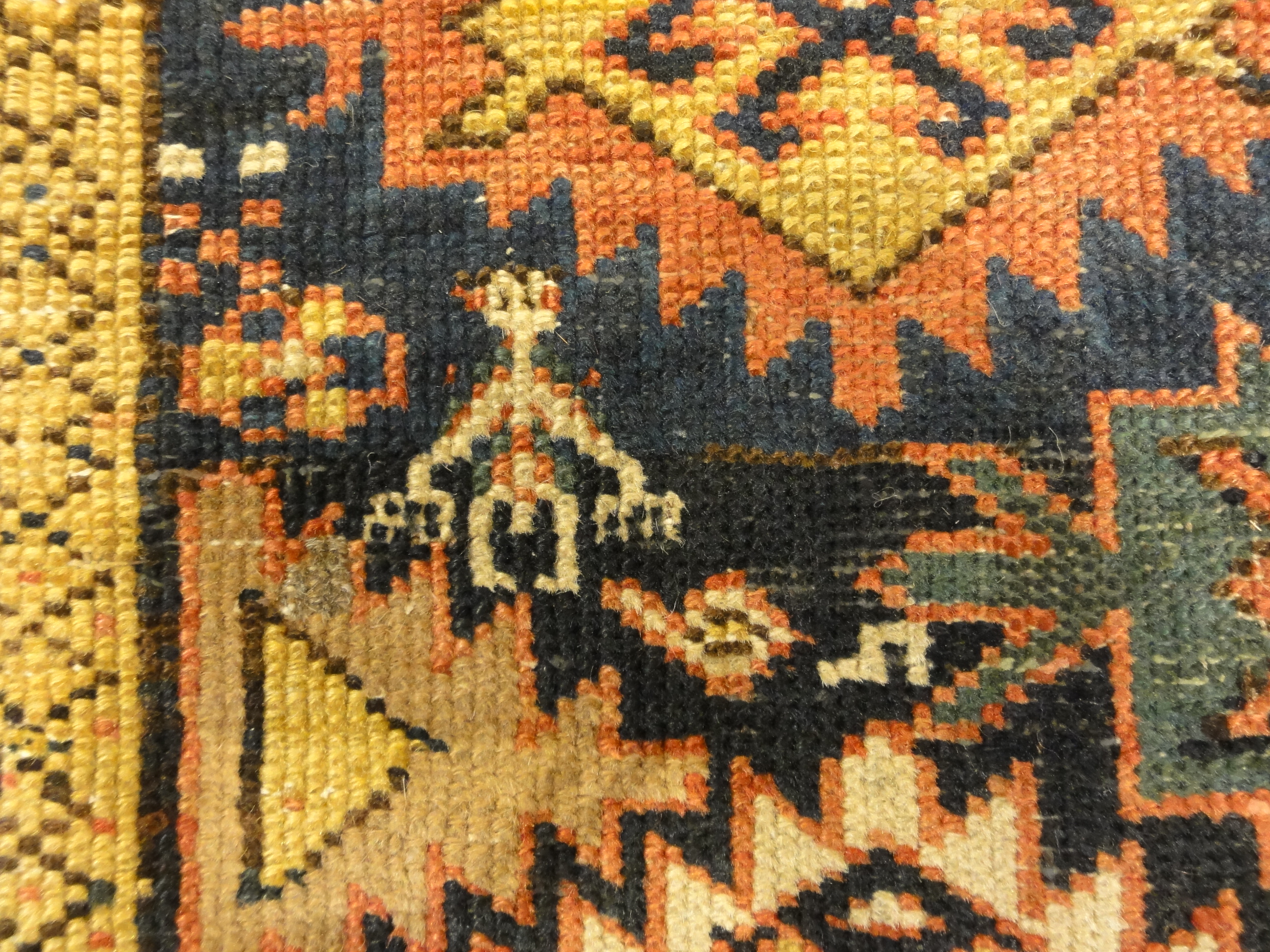 Antique Shirvan Runner Rug. A piece of authentic antique genuine woven carpet art sold by Santa Barbara Design Center, Rugs and More.