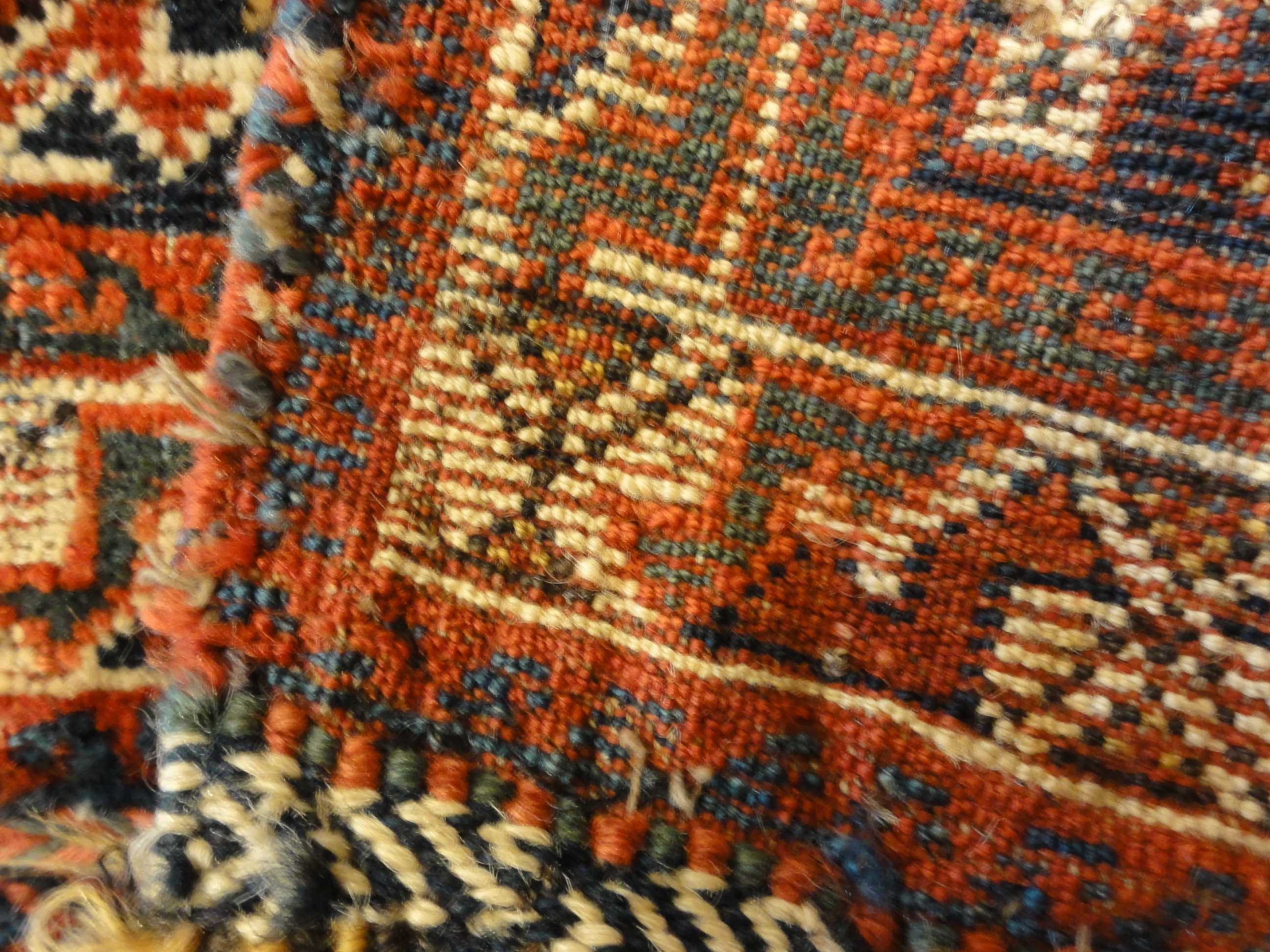 Antique Khamseh Bag Face. Rugs & More in the Santa Barbara Design Center. This is a made from fine craftsmanship and lustrous wool.