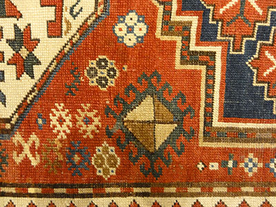 Antique Kazak Woven Ca 1880 Rugs & More - Santa Barbara Design Center