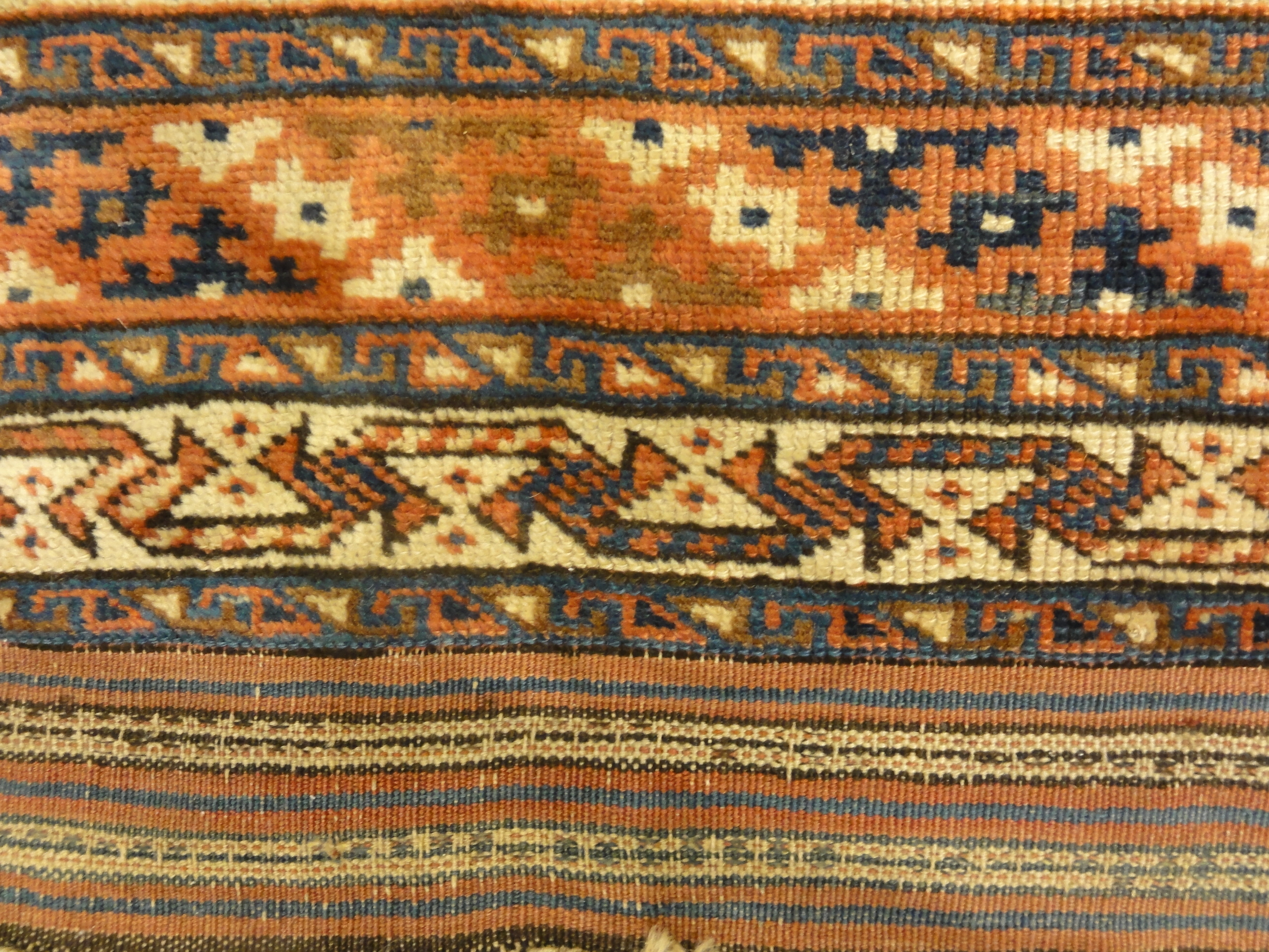 Antique Lori Persian Tribal Rug Circa 1880. A piece of genuine authentic antique woven carpet art sold by Santa Barbara Design Center Rugs and More.