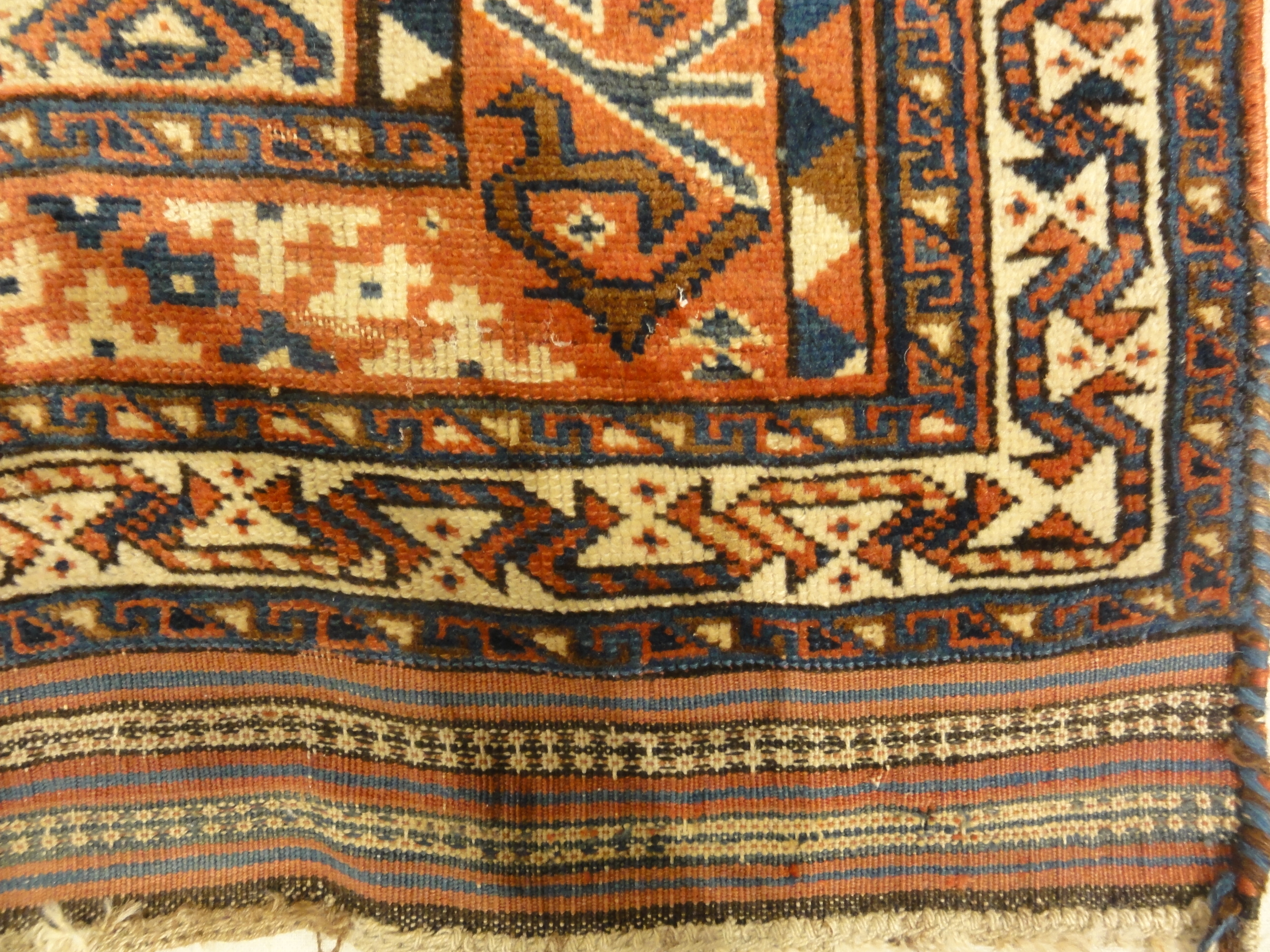 Antique Lori Persian Tribal Rug Circa 1880. A piece of genuine authentic antique woven carpet art sold by Santa Barbara Design Center Rugs and More.