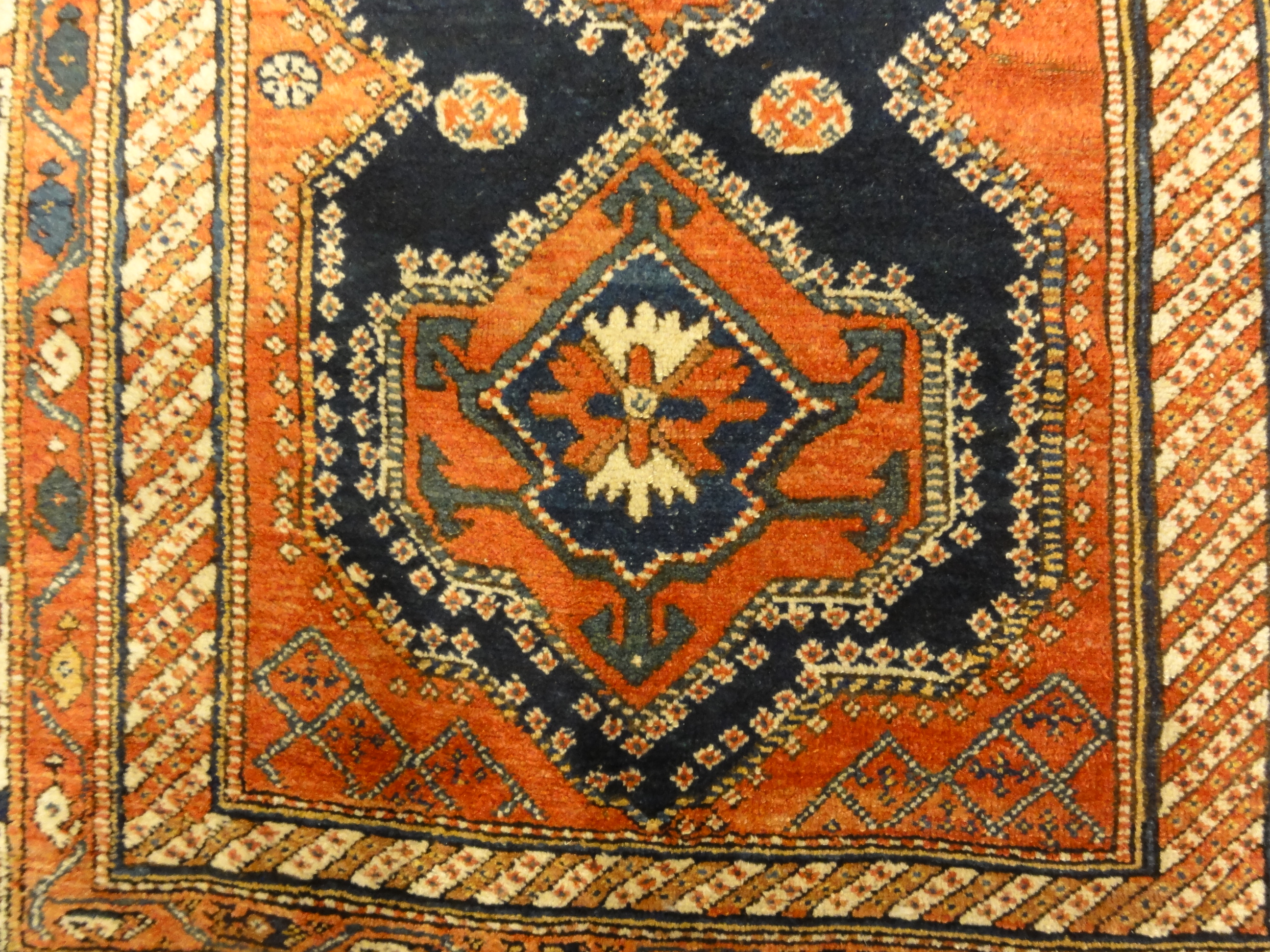 Antique Persian Kurdish Rug Wool Foundation Circa 1880 - Rugs & More Oriental Carpet