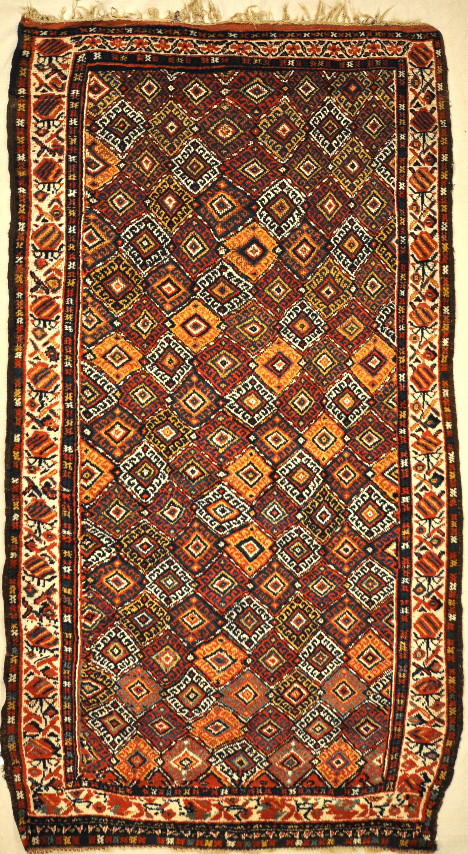 Antique Lori South Persian. A piece of genuine authentic antique woven carpet art sold by Santa Barbara Design Center, Rugs and More.