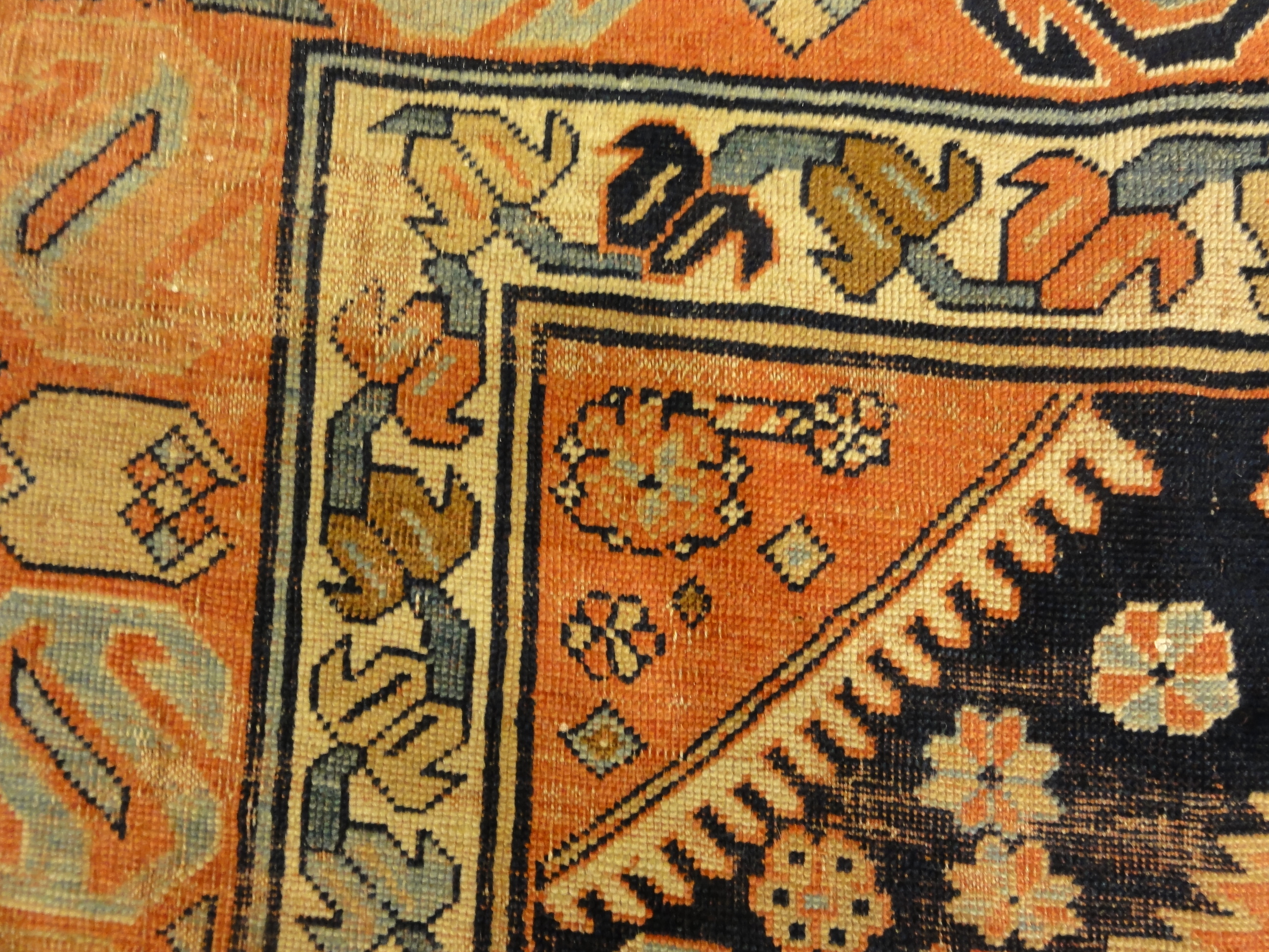 Antique Proto Kurdish Rug Early 19th Century. A piece of genuine authentic woven carpet art sold by Santa Barbara Design Center Rugs and More.