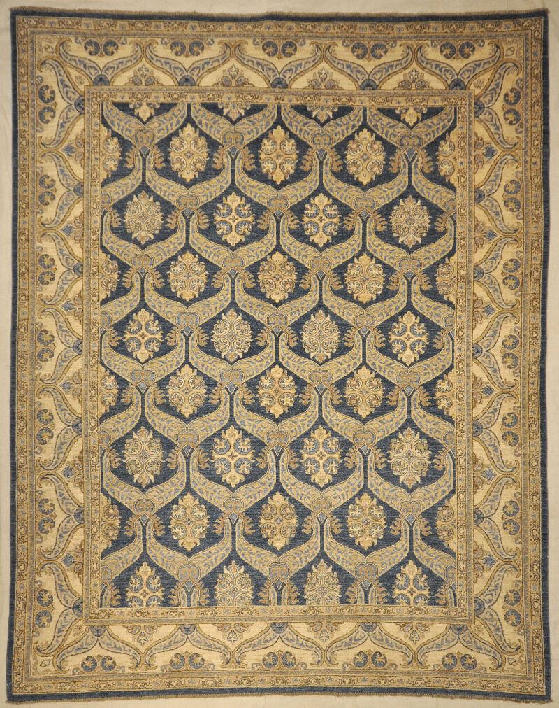 Ziegler and Company Oushak Rug are designed by Michael Kourosh and woven by Ziegler & Company. Sold by Santa Barbara Design Center, Rugs and More.