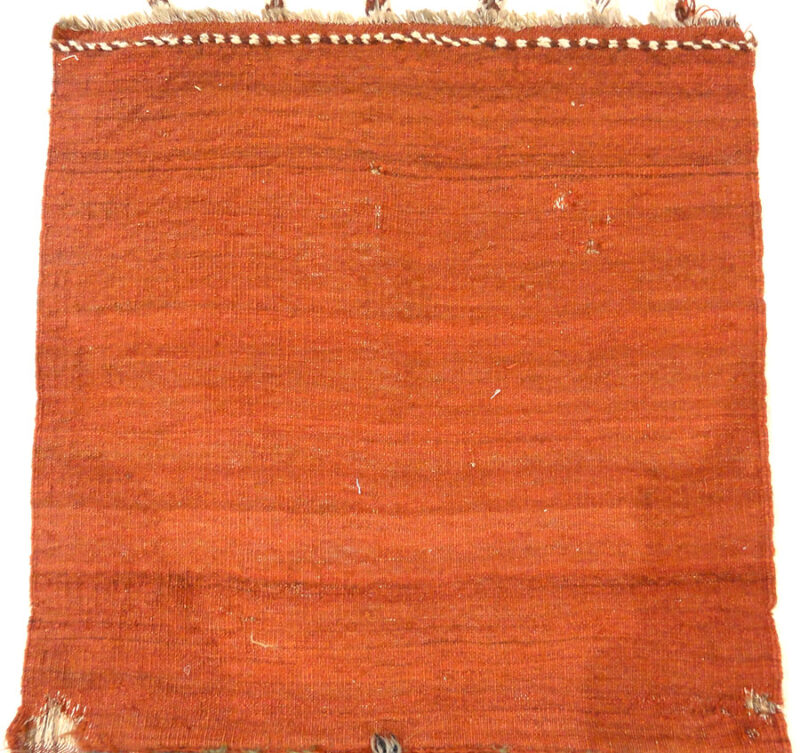 Antique Persian Khamseh Circa 1880. A piece of antique woven carpet art sold by Santa Barbara Design Center, Rugs and More in Santa Barbara, California.