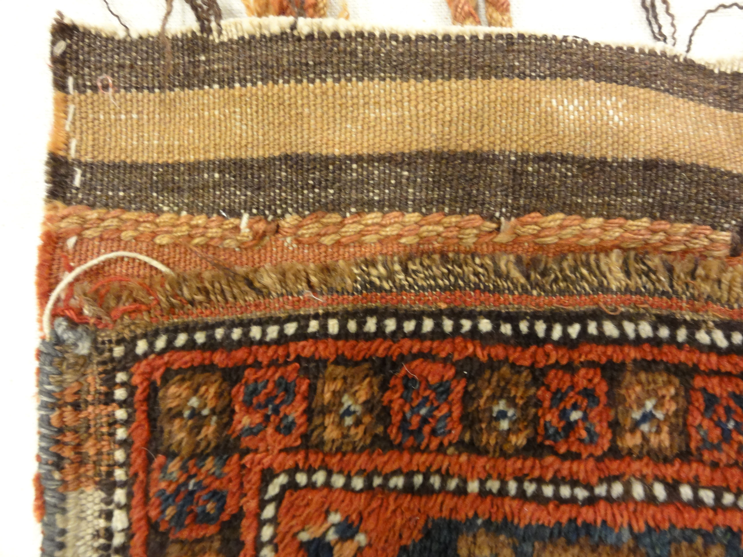Antique Mogan Memling Gul Kurd Bag