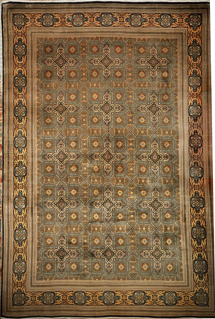 Fine Indo Tabriz rugs and more oriental carpet 31412-