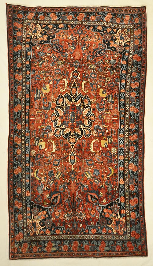 Antique Tribal Bijar rugs and more oriental carpet 31390-
