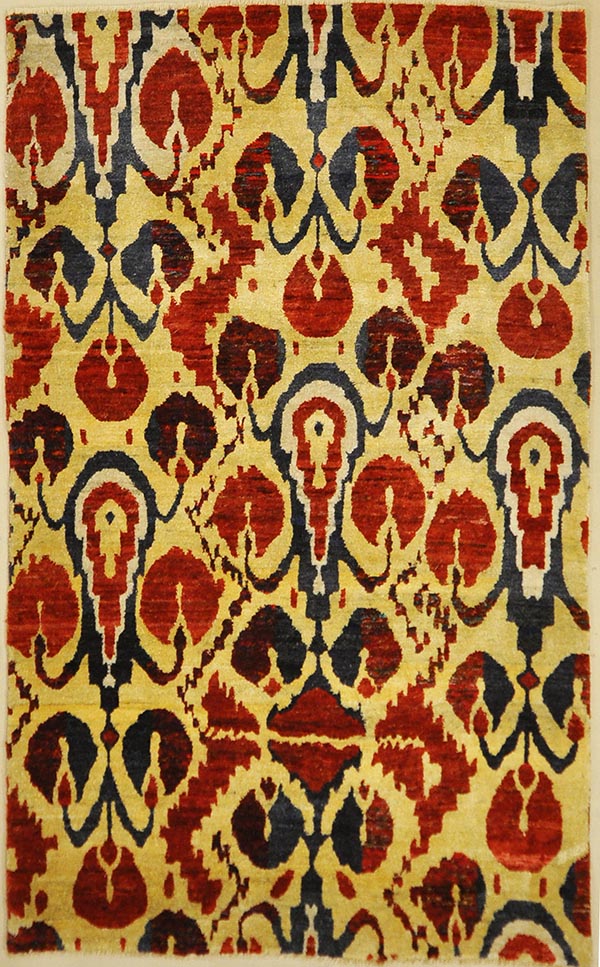 Fine Silk Ikat rugs and more oriental carpet 31389-