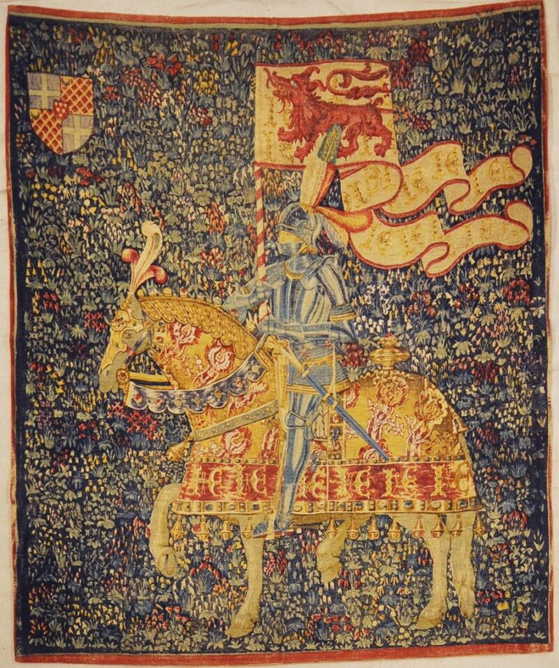 Knight and Horse Tapestry | Rugs and More | Santa Barbara Design